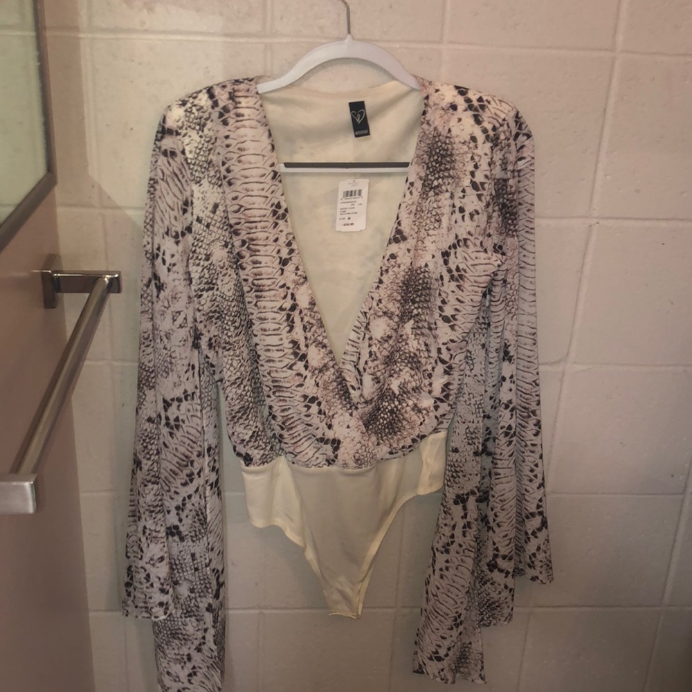 Snake skin body suit